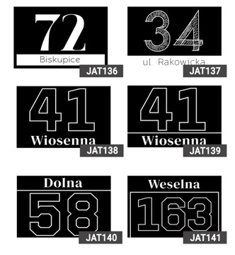 ТАБЛИЧКА для дома АДРЕСНАЯ ДОСКА МАТОВАЯ ЧЕРНАЯ 179