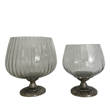 СТЕКЛЯННАЯ ВАЗА, СТЕКЛЯННАЯ ЦЕЛЬ, 22 СМ