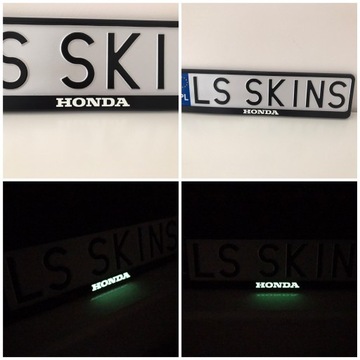 Рамка номерного знака HONDA / 2 шт.