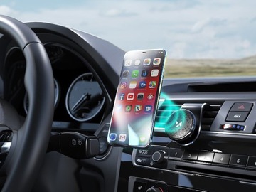 АВТОМОБИЛЬНЫЙ ДЕРЖАТЕЛЬ ТЕЛЕФОНА МАГНИТНЫЙ ДЛЯ РЕШЕТКИ AIR AIR, ПРОЧНЫЙ