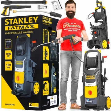 POTĘŻNA MYJKA CIŚNIENIOWA STANLEY FATMAX 3000W MOSIĄDZ INDUKCJA 260BAR
