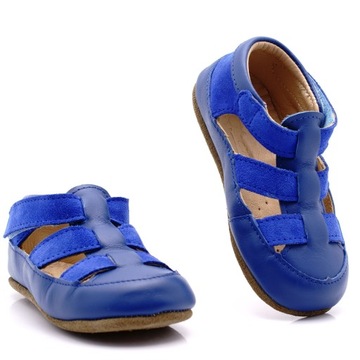 OBEX KAPCIE SKÓRZANE BAREFOOT LEKKIE PANTOFLE BUTY DZIECIĘCE TARA 27