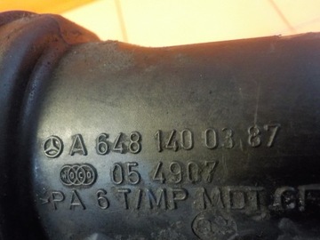 MERCEDES W211 3.2 CDI 05R 204KM 648 TLUMIČ ŠUSTOTŮ A6481400387