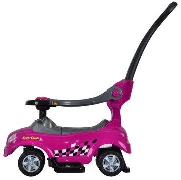 Ходунки, толкатель, поворотные колеса, ручка, звуки.