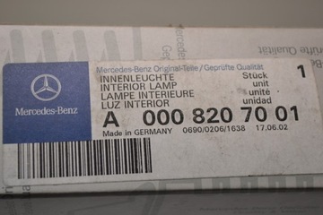 Mercedes W461 G Class Лампа освещения салона