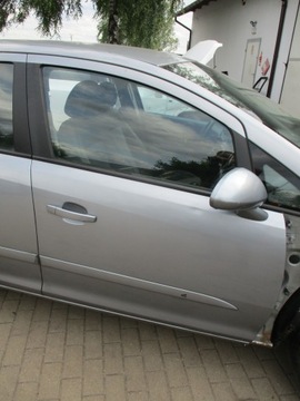DRZWI PRAWE PRZÓD LUSTERKO CORSA D 5D KOMPL. Z163