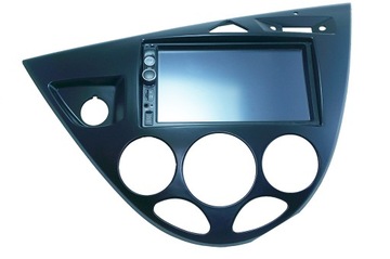2din рамка магнитолы Ford Fiesta Focus MK1 Черная