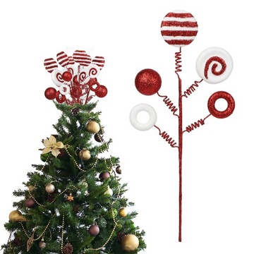 2×OZDOBNY PAW PTASZKI DEKORACJA NA CHOINKĘ44.5CM