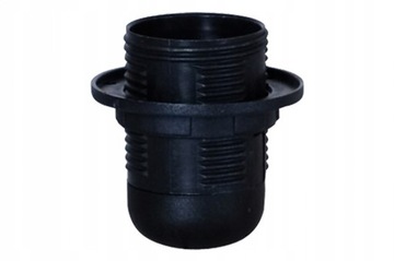 OPRAWKA TERMO. E-27 KOŁNIERZ 4A 250V czarna