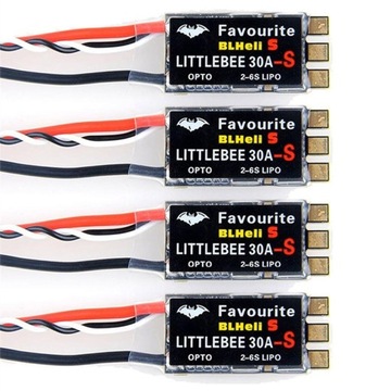 4pcs 30A Brushless ESC Electronic Speed Controller LIPO for Mulitshot DSHOT