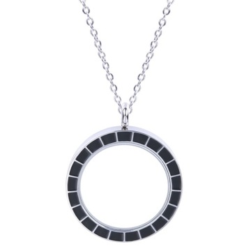 Unique Enamel Locket Necklace For Women Men Chain Around Neck Necklace Stai