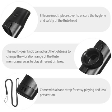 Музыкальный духовой инструмент Kazoo из алюминиевого сплава I