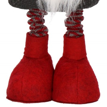 Гном Дед Мороз большой ТЕЛЕСКОПИЧЕСКИЙ РОЖДЕСТВЕНСКИЙ ГНОМ под елку УКРАШЕНИЕ