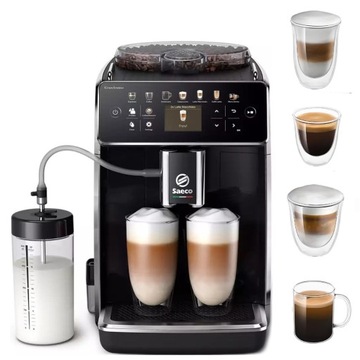 EKSPRES DO KAWY CIŚNIENIOWY SAECO SM6580/00 1500W LATTE DUO X14 NAPOJÓW KAW
