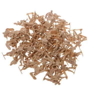 100Pcs/Set Simulation Battlefield Soldier Figures