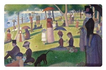 Magnes Georges Seurat Niedzielne popołudni