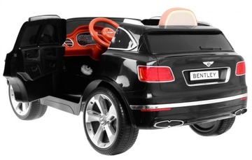 Автомобиль на аккумуляторе Bentley Bentayga детский Черный + колеса EVA + магнитола MP