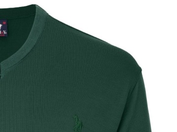 SWETER MĘSKI V SEREK - ELEGANCKI WIZYTOWY KNK - ZIELONY - M