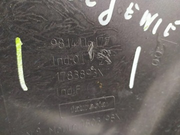 9814116177 NÁRAZNÍK PŘEDNÍ PEUGEOT 2008 I FACELIFT 16-19