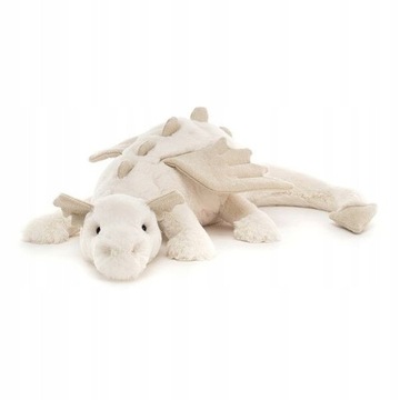 50CM Jellycat biały smok pluszowy miękki pluszowy