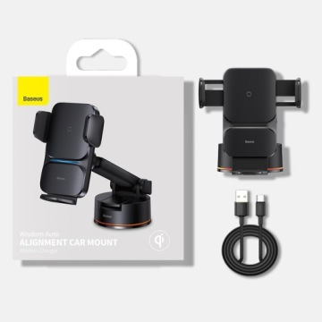 ИНДУКТИВНОЕ ЗАРЯДНОЕ УСТРОЙСТВО BASEUS ДЛЯ АВТОМОБИЛЬНОГО ОКНА КОКПИТ 15 Вт