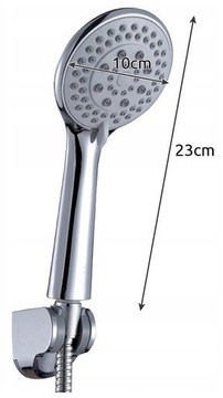 ДУШЕВОЙ НАБОР ЭКОНОМИЧНАЯ ДУШЕВАЯ РУЧКА 5F + ШЛАНГ + ХРОМИРОВАННАЯ РУЧКА