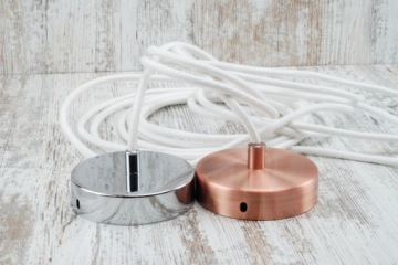 Белый хлопковый трос с натуральной оплеткой-пауком своими руками.