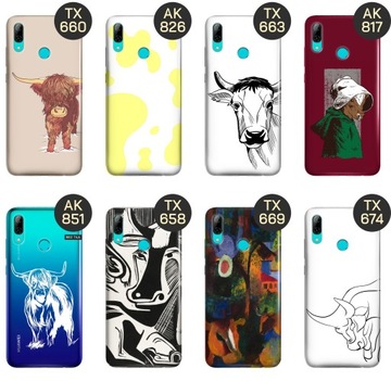 ЧЕХОЛ ДЛЯ HUAWEI P SMART 2019 УЗОРЫ КОРОВЫ ПЯТНА ПАТЧИ КОРПУС КРЫШКА