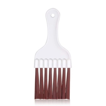 Grzebień stalowy do prostowania lameli + szczotka