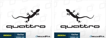 Наклейка GEKON Наклейки GECKO AUDI A3 A4 A6 A8 HQ