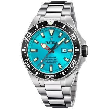 Zegarek Męski Festina F20663-5 srebrny bransoleta