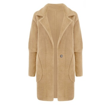 КУРТКА ТЕПЛАЯ АЛЬПАКА ИЗ ШЕРСТИ ЦВЕТА