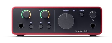 FOCUSRITE SCARLETT SOLO 4RD 4GEN + OPROGRAMOWANIE