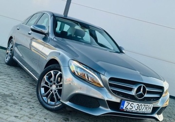 Mercedes Klasa C W205 Limuzyna 200 BlueTEC 136KM 2016 Mercedes-Benz Klasa C Avangarde Multi Led Navi Klimatronik Zarejestrowany