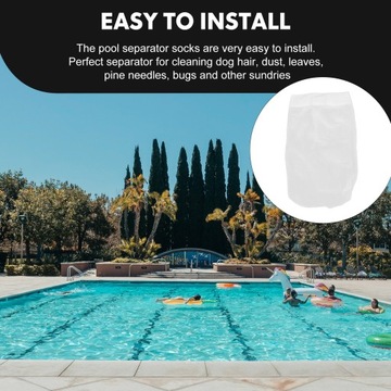 30 носков для скиммера для бассейна. Гибкие фильтры для плавания.
