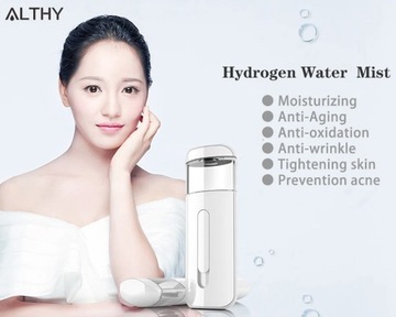 ALTHY Портативный генератор водородного и водяного нано тумана, отпариватель для лица, увлажнение лица