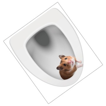 НАКЛЕЙКА НА ТУАЛЕТ 3D МЫШЬ НАКЛЕЙКА НА КРЫШКУ УНИТАЗА НАКЛЕЙКА НА ТУАЛЕТ