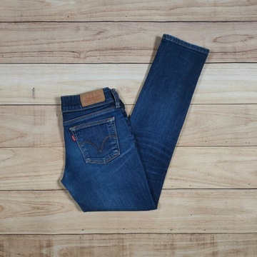 LEVI'S 571 Slim Fit Spodnie Jeans Damskie r.W28L30