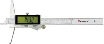 Głębokościomierz elektroniczny cyfrowy 200mm / 0,01mm IP67 Bluetooth DASQUA