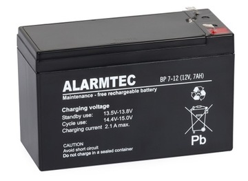 Akumulator ALARMTEC EMU BP7-12 12V 7Ah