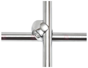 ZŁĄCZKA DWUKIERUNKOWA ZŁĄCZE X2 LEWE RURA fi25mm REGAŁ c1