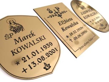 Надгробная табличка ПО ИНДИВИДУАЛЬНОСТИ ТОЛЩИНОЙ 100 см2