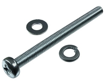 Śrubki M4 80mm z podkładkami cena za 16sztuk