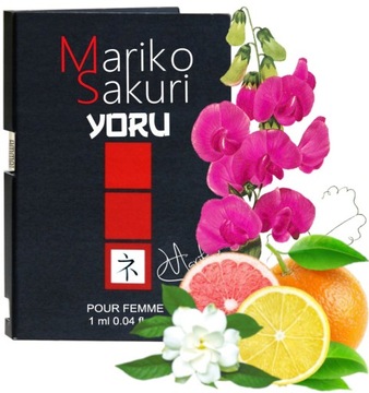 PERFUMY DAMSKIE Z FEROMONAMI kwiaty cytrusy SAKURI
