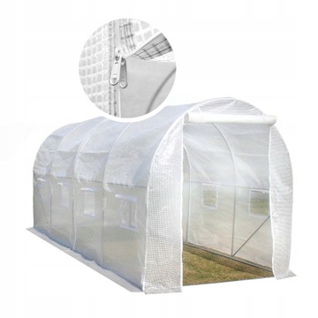 САДОВАЯ ФОЛЬГА ТУННЕЛЬ 10м2 ТЕПЛИЦА 2,5х4м ФОЛЬГА UV4 Теплица для сада