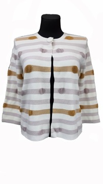 Żakiet z dzianiny w paski STEFANEL XS