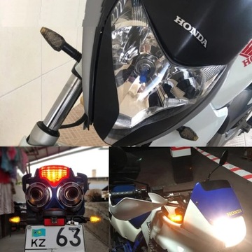 4X СВЕТОДИОДНЫЙ СИГНАЛ ПОВОРОТА ДЛЯ МОТОЦИКЛА QUADA CROSS SCOOTER