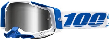 100% GOGLE RACECRAFT 2 LUSTRZANA SZYBKA ENDURO MOTOCROSS ISOLA MIRROR