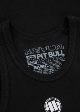 PITBULL TANK TOP RIB SMALL LOGO BLACK XXL