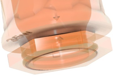 Адаптер для шаблона Blum Ecodrill для пылесоса Ø35